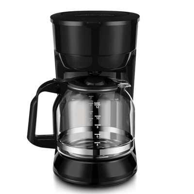 Black 12-Cup Drip Coffee Maker. Free Shipping.