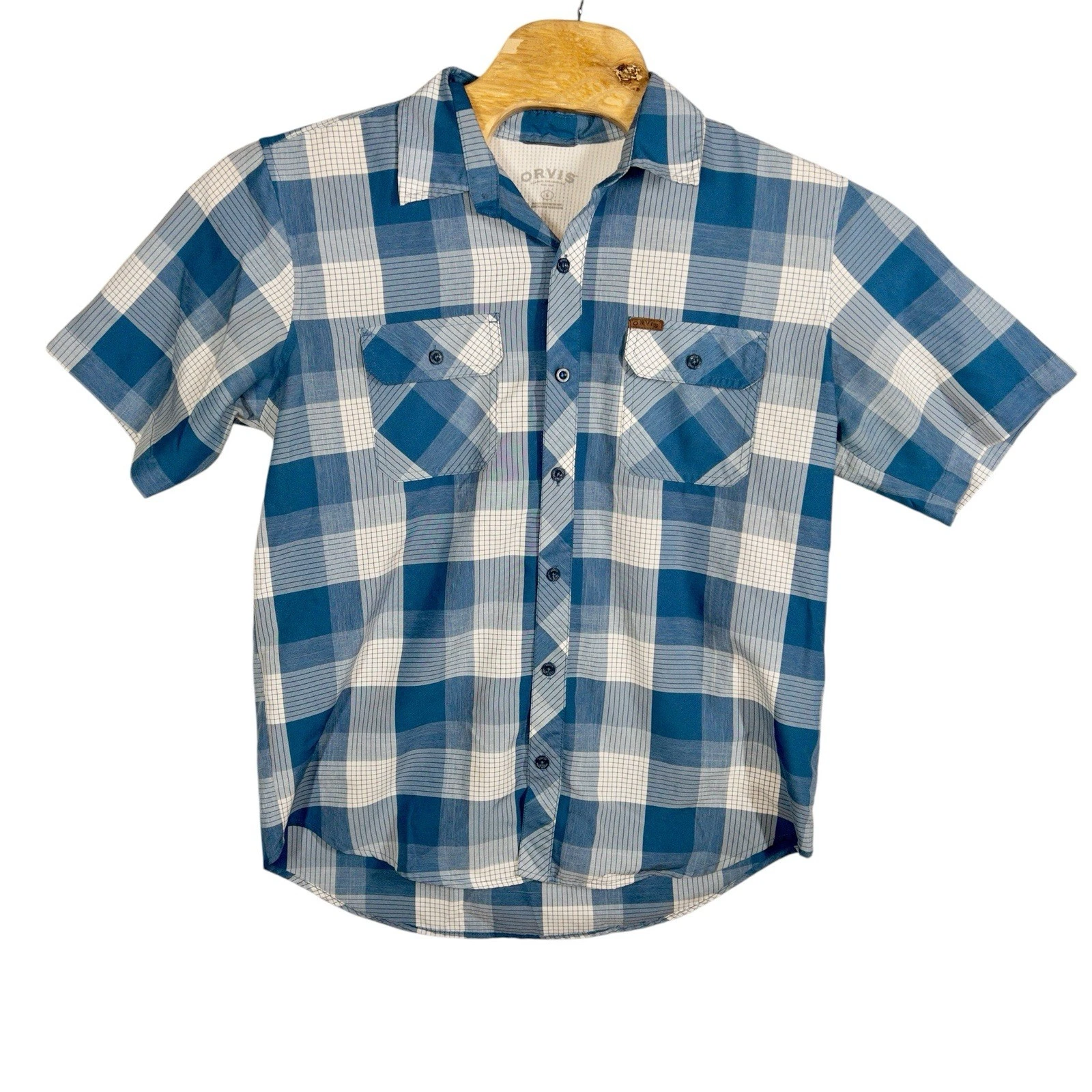 Simms Fishing Plaid Button Up Shirt Mens Large Gorpcore Outdoors Camping