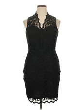 Karen Kane Women Black Cocktail Dress XL