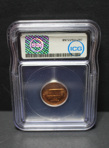 1998, 1 cent broad struck, BU, "Sin City Hoard" ICG, Lot B - Picture 2 of 4