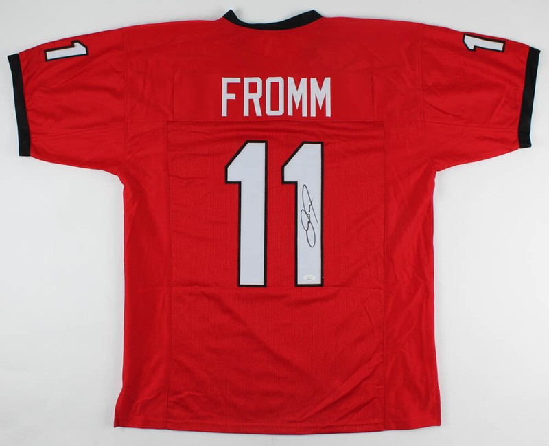 Jake Fromm Signed Georgia Bulldogs Jersey (JSA) Buffalo Bills 2020 Draft Pick