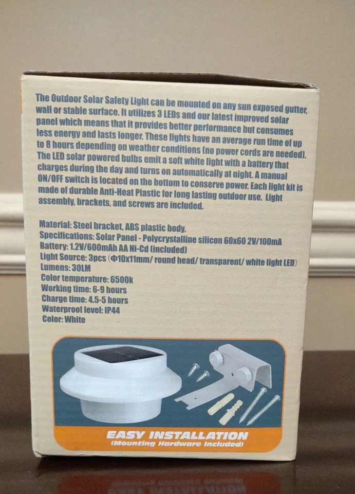 i-ZOOM Outdoor Solar Safety Light. Set of 2. GJl - Image 2 of 4