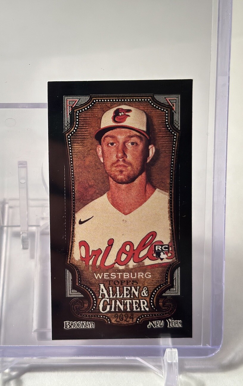 2024 Allen & Ginter - JORDAN WESTBURG Black Border Mini SP - BALTIMORE ORIOLES