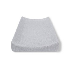 Cloud Island Gray Cotton Changing Pad Cover