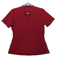 FIGS Medical Tech Collection Scrubs RARE INSIZA Shirt Red Women's Size XS Top