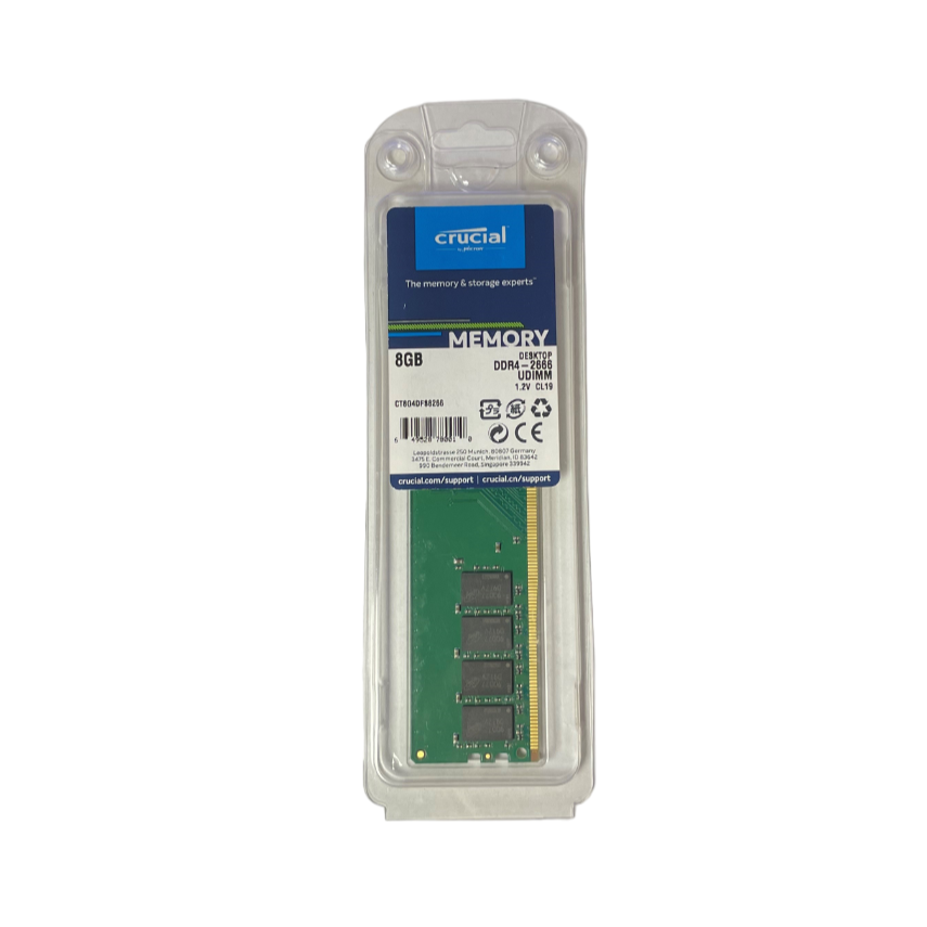Udimm Crucial 8gb 2666 Crucial 8GB Kit (4GBx2) DDR4-2666 UDIMM