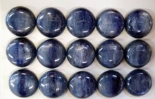 KYANITE 14 MM ROUND CUT ALL NATURAL GREAT BLUE COLOR