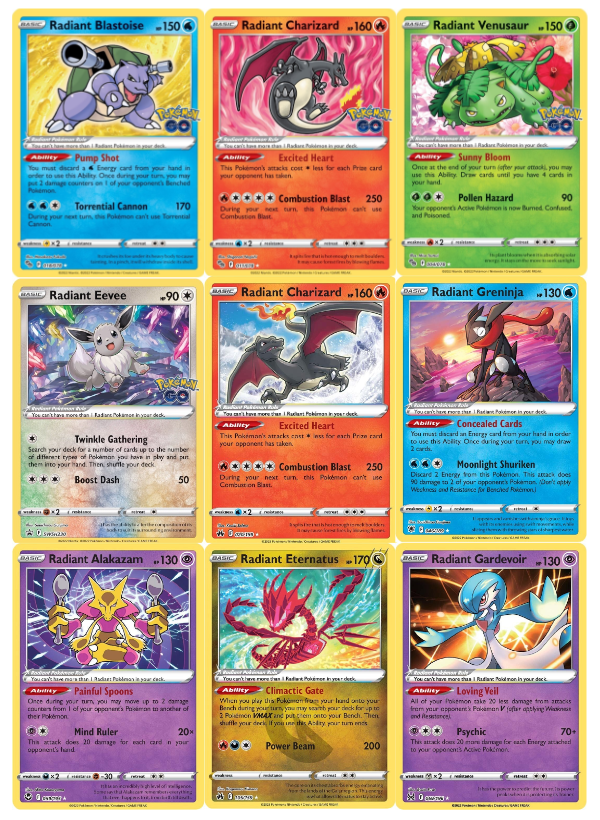 Pokemon Radiant Rare Choose Your Card! Full Art Ultra Rare Holo All  Available