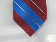 Wembley Tie Necktie 56 x 3 red blue green striped 13901
