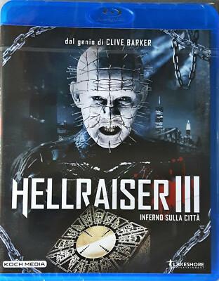 Hellraiser III - Inferno Sulla Città Blu-Ray Disc Sealed Neu