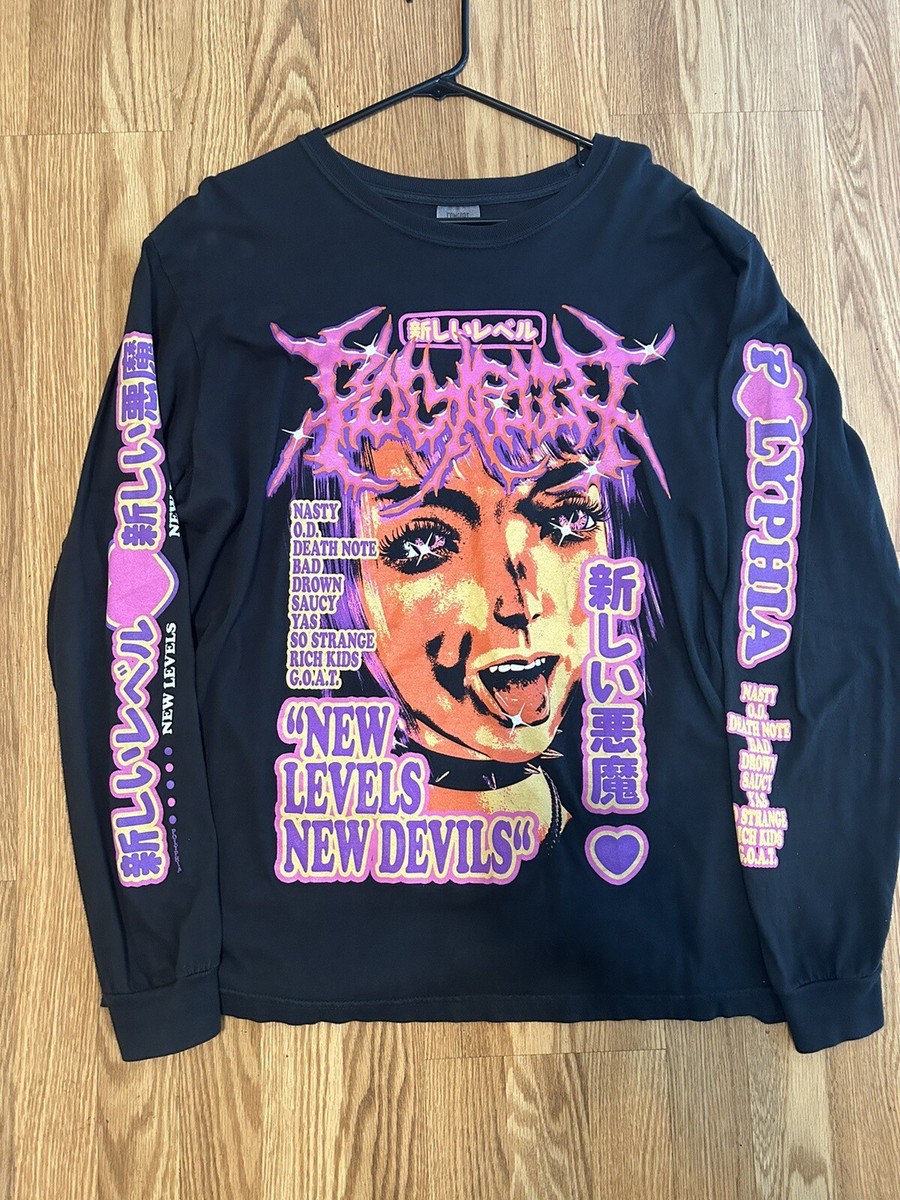 Polyphia ポリフィア バンドマーチ ロンT Lサイズ Polyphia Longsleeve T-shirt 2021 Tour POLYPHIA Metal Deathcore