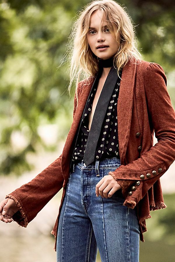Free People Throwback Corduroy Jacket 