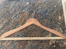 Hotel Sahara Las Vegas NV Casino Wooden Clothes Hanger Collectible VINTAGE