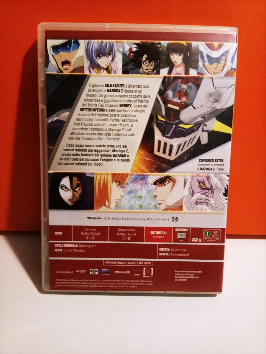 DVD Mazinger Z Infinity Mint Condition | eBay