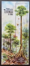 *FREE SHIP Malaysia World's Tallest Tropical Tree 2020 (ms) MNH *emboss *unusual