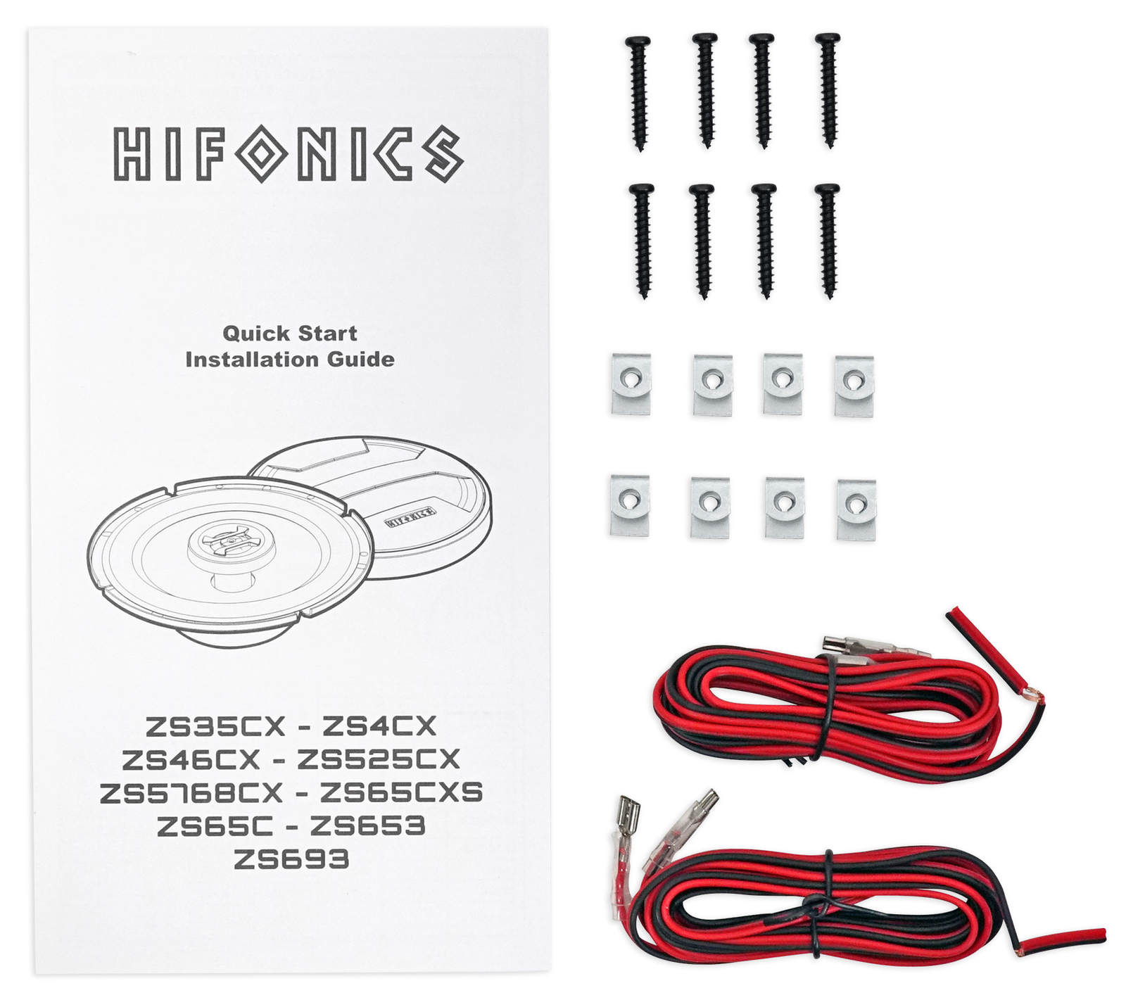 Заводской комплект для замены фронтальных динамиков Hifonics для Mercury Mountaineer 1997-01