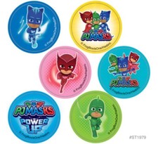 60 PJ Masks Dot Stickers Party Favor Teacher Supply Power Up gekko cat boy