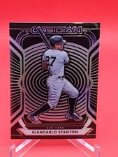 Giancarlo Stanton 2021 Chronicles Baseball Obsidian Card #14 New York Yankees