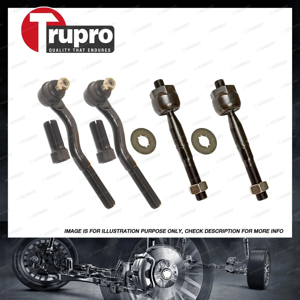 Trupro Steering Suspension Kit for HOLDEN Barina TK power steer 2005-11 - image 2 of 2