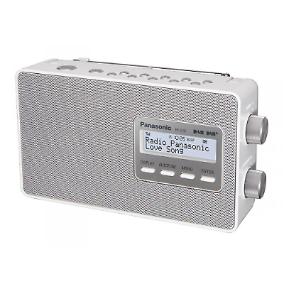 Panasonic RF-D10EGW RADIO PORTATILE DIGITALE RDS DAB, DAB+, FM