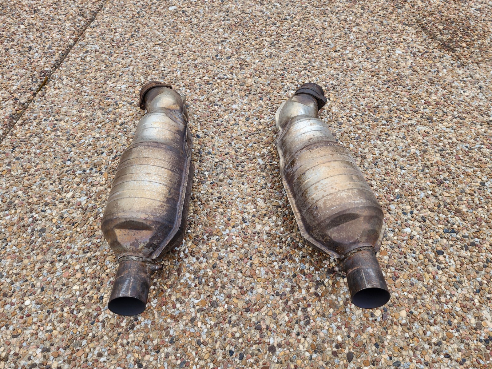 FERRARI 360 MODENA OEM FACTORY GENUINE ORIGINAL EXHAUST SYSTEM WITH PIPE TIPS