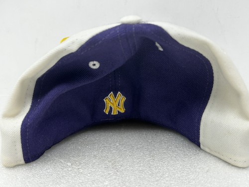 New York Yankees Fitted Hat New Era 59Fifty Purple/Yellow 7-3/8 - Picture 3 of 6