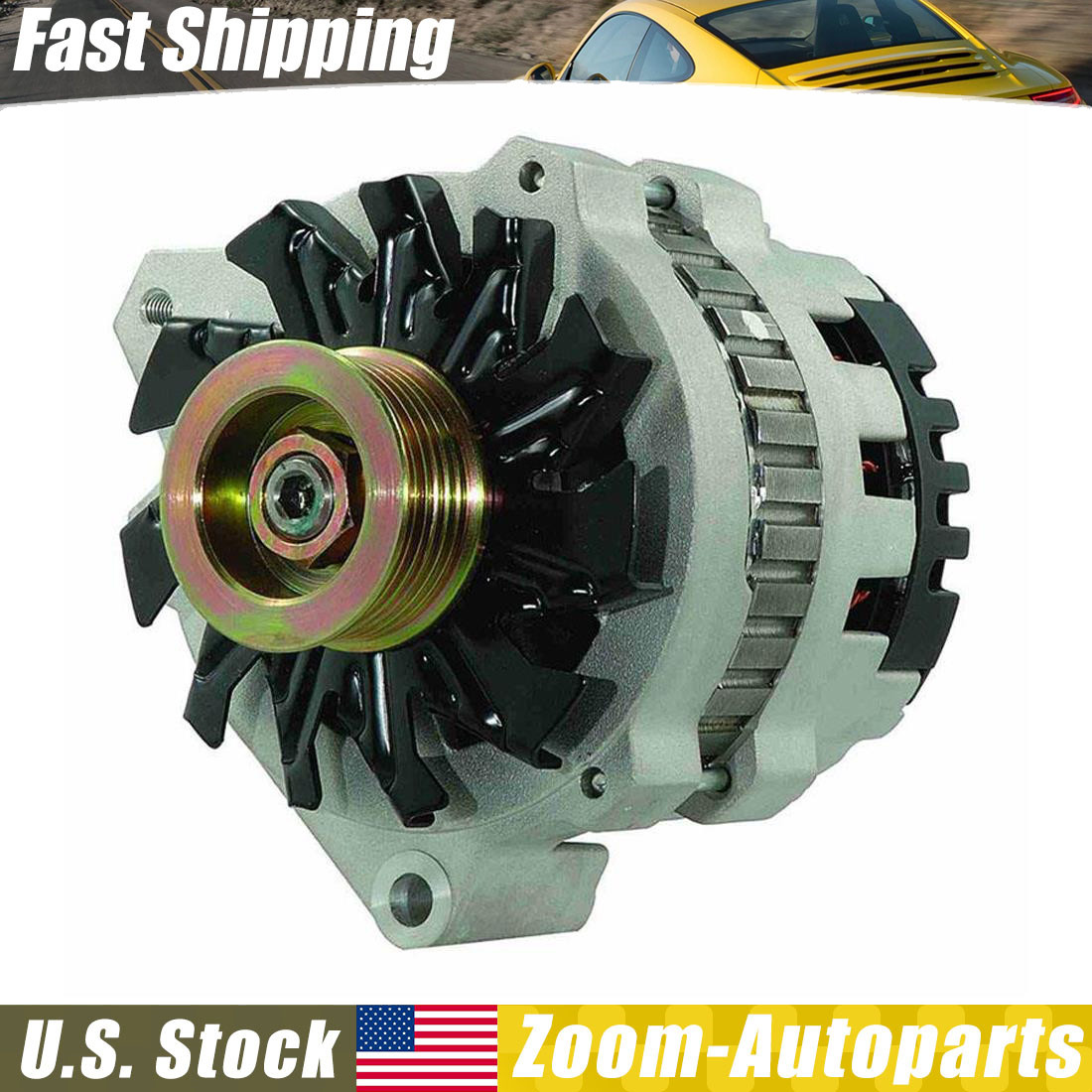 335-1033 AC Delco Alternator New for Chevy Express Van Suburban 105 Amp-AMP