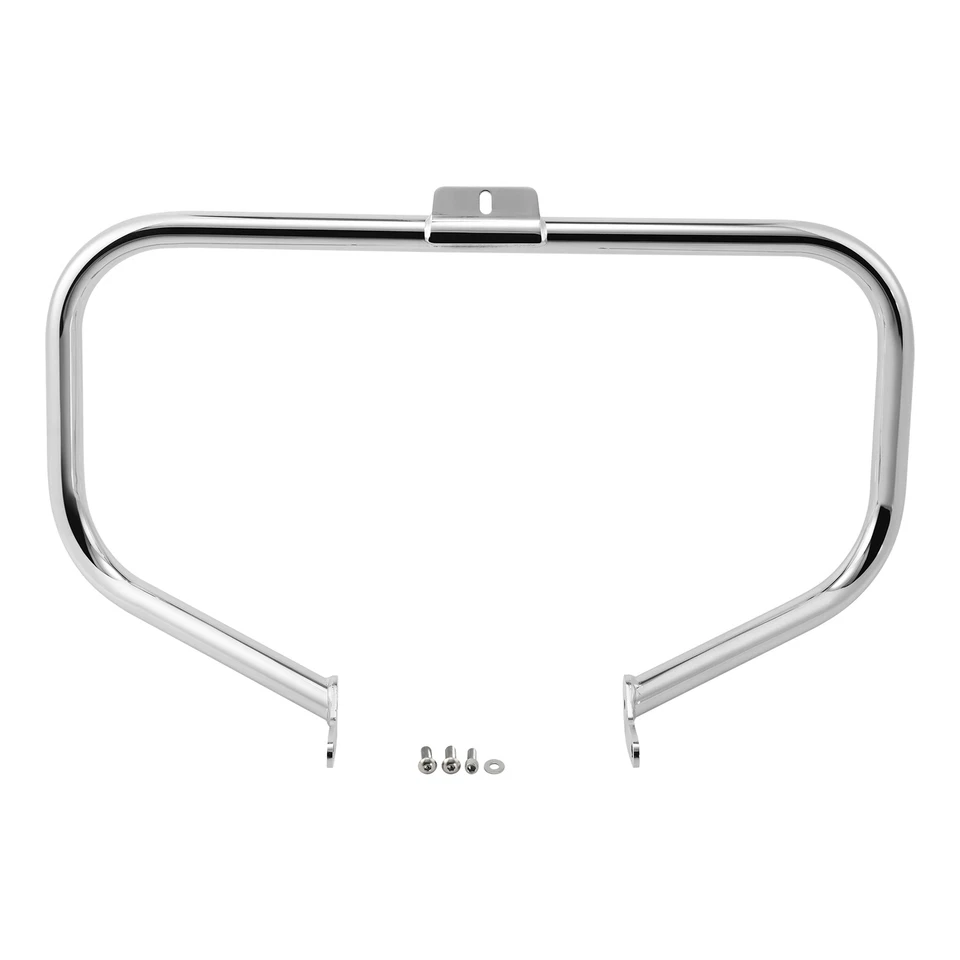 Chrome Engine Guard Crash Bar Fit For 00-17 Harley Heritage Softail Fat Boy FLST - Image 3 of 4