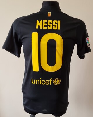 NIKE ナイキ FCバルセロナ 10/11 10.MESSI Barcelona 2011 - 2012 Away football Nike shirt #10 Messi size