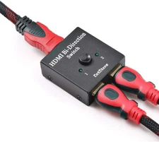 HDMI 2.0 Bi-Direction Switch 4k Splitter HUB HDCP 2x1 1x2 In Out