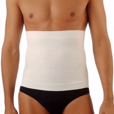 PANCERA FASCIA ELASTICA UOMO LOMBARE CONTENITIVA ESTERNO LANA INTERNO COTONE