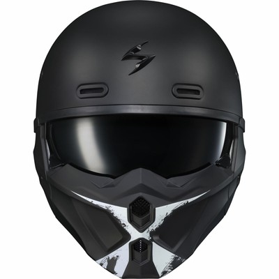SCORPION COVERT X FACE MASK RAY MATTE WHITE 52-730-10
