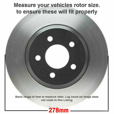 Brake Discs Ford Complete Front Brake Kit For Ford Focus & Volvo C30/S40 - Includes Rotors & Ceramic Pads Formula Rotors - Foto 5