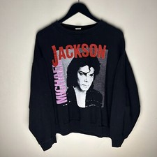 Vintage Michael Jackson Bad 1988 Band Sweatshirt M
