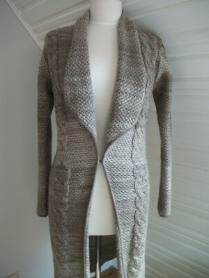 EMJ Boutique - mod. auffallender,moderner Wollstrickmantel Gr.XS neuw.
