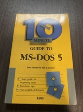 10 minute guide to MS-DOS 5 by Nimersheim, Jack , Paperback