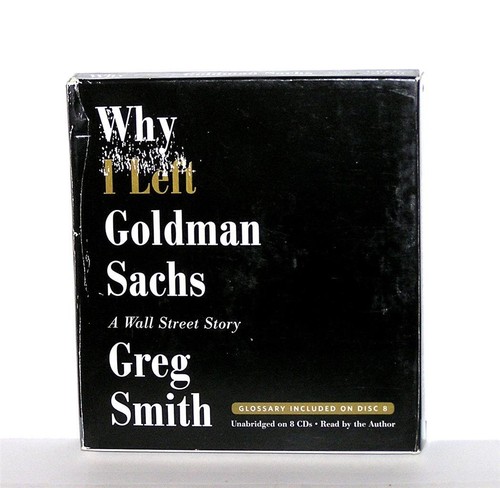 BUCH/HÖRBUCH CD Greg Smith Memoiren Börse WARUM ICH GOLDMAN SACHS verließ