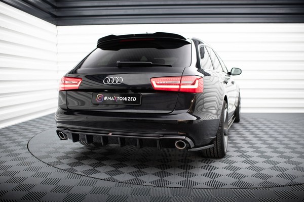Diffusor Heck Ansatz FüR Audi A6 Avant C7 HeckschüRze-image