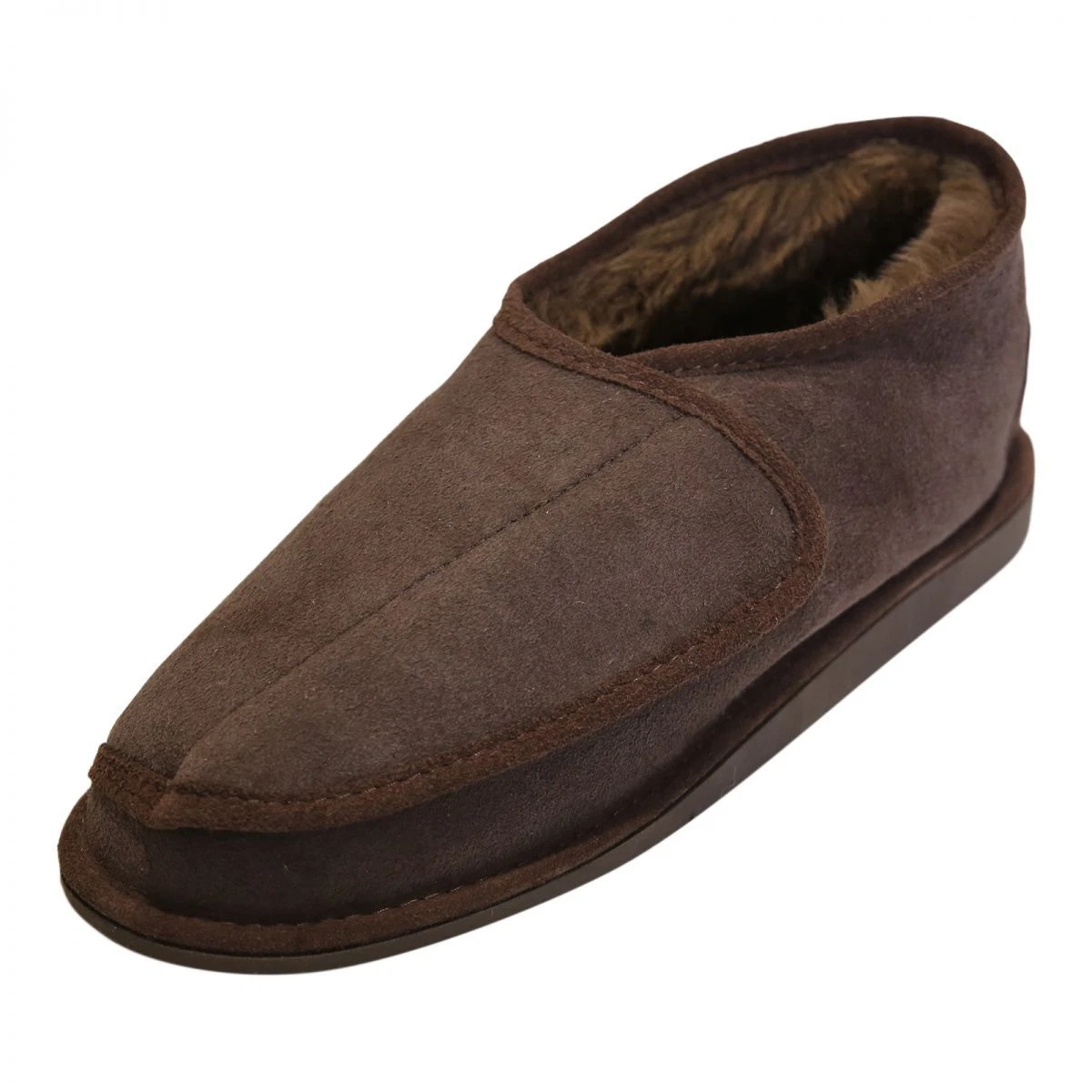 Lammfell Hausschuhe CHRISTEL Damen Herren Schuhe Klettverschluss