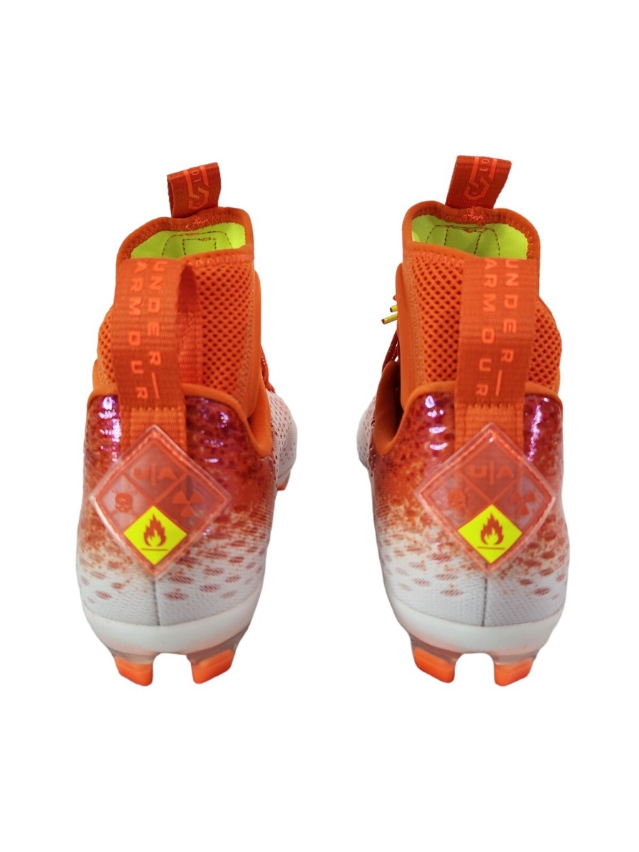 Under Armour UA Spotlight Lux MC 2.0 Orange Football Cleats Under Armour UA Spotlight Lux MC 2.0 Orange Football Cleats