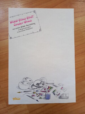 Diddl-Block-Blatt Sonder-Druck Geesthacht 1999/2000