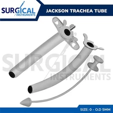 Jackson Trachea Tube Set Surgical Medical Instruments Size #0 German Grade