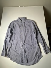 Polo Ralph Lauren Yarmouth Long Sleeve Striped Oxford Shirt 16 / 34 Cotton