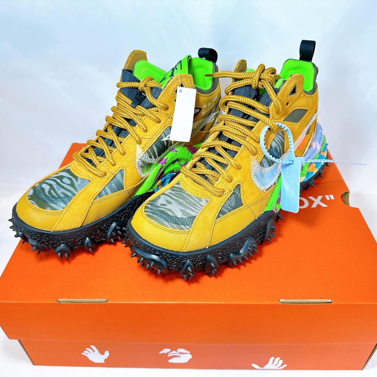 Off-White x Nike Air Terra Forma Wheat Green Strike DQ1615