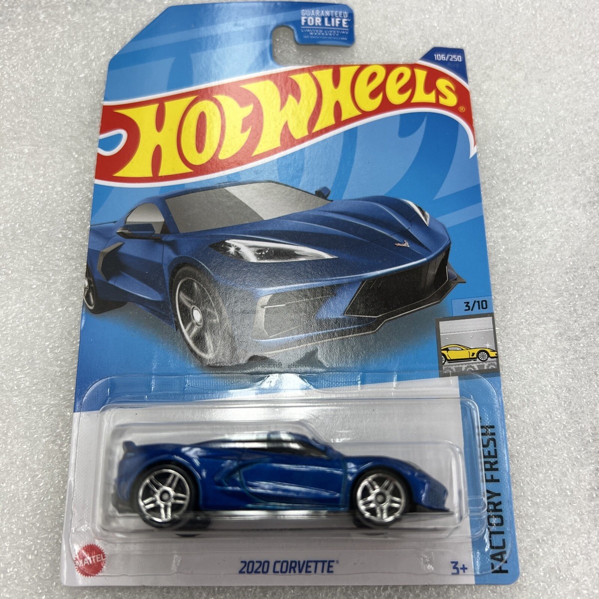 2022 Hot Wheels #106 Factory Fresh 3/10 2020 CORVETTE Blue New On