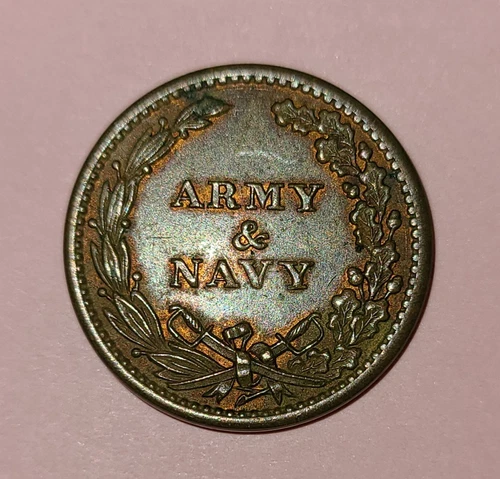 1863 Civil War Token US Capital Army & Navy
