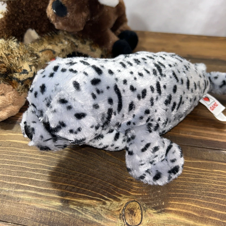 8 Ganz Webkinzs Seal Arabian Horse Monkey Reindeer Lizard Rabbit Leopord Puppy - Image 3 of 4