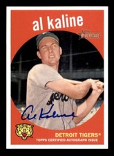 2008 Topps Heritage Baseball #ROA-AK Al Kaline Autograph Card