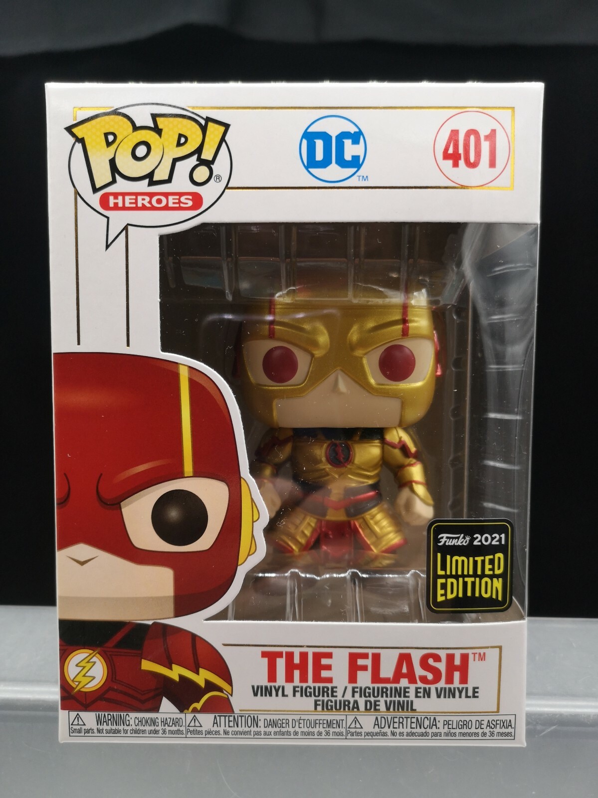 En Mano Funko Pop Palacio Imperial Metálico The Flash Reverse 401 Exclusivo De China