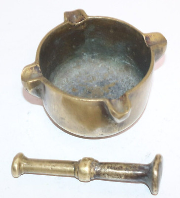 Kaufen Antiker Mörser Mit Pistill / Stößel Massiv Bronze 768 Gramm  /;513
